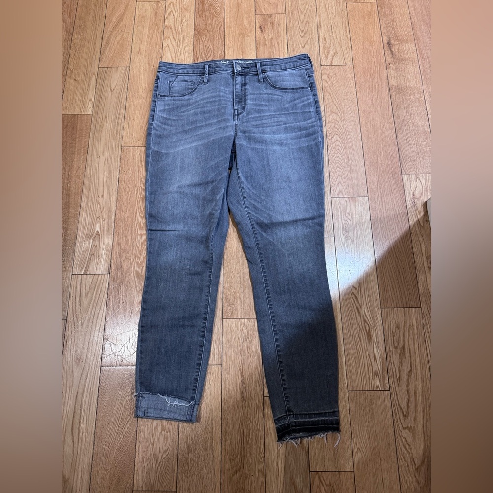 Mossimo High Rise Skinny Women's Gray Jeans